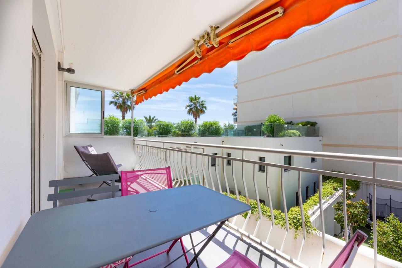 Modern Apartment 2 Bedrooms Quiet Terrace In A Palm Beach Area, 30 Meters From Seaside Cannes Eksteriør bilde
