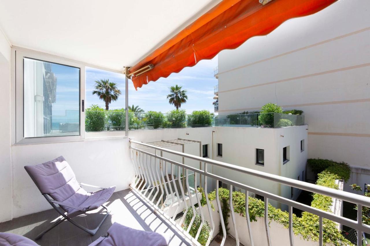 Modern Apartment 2 Bedrooms Quiet Terrace In A Palm Beach Area, 30 Meters From Seaside Cannes Eksteriør bilde